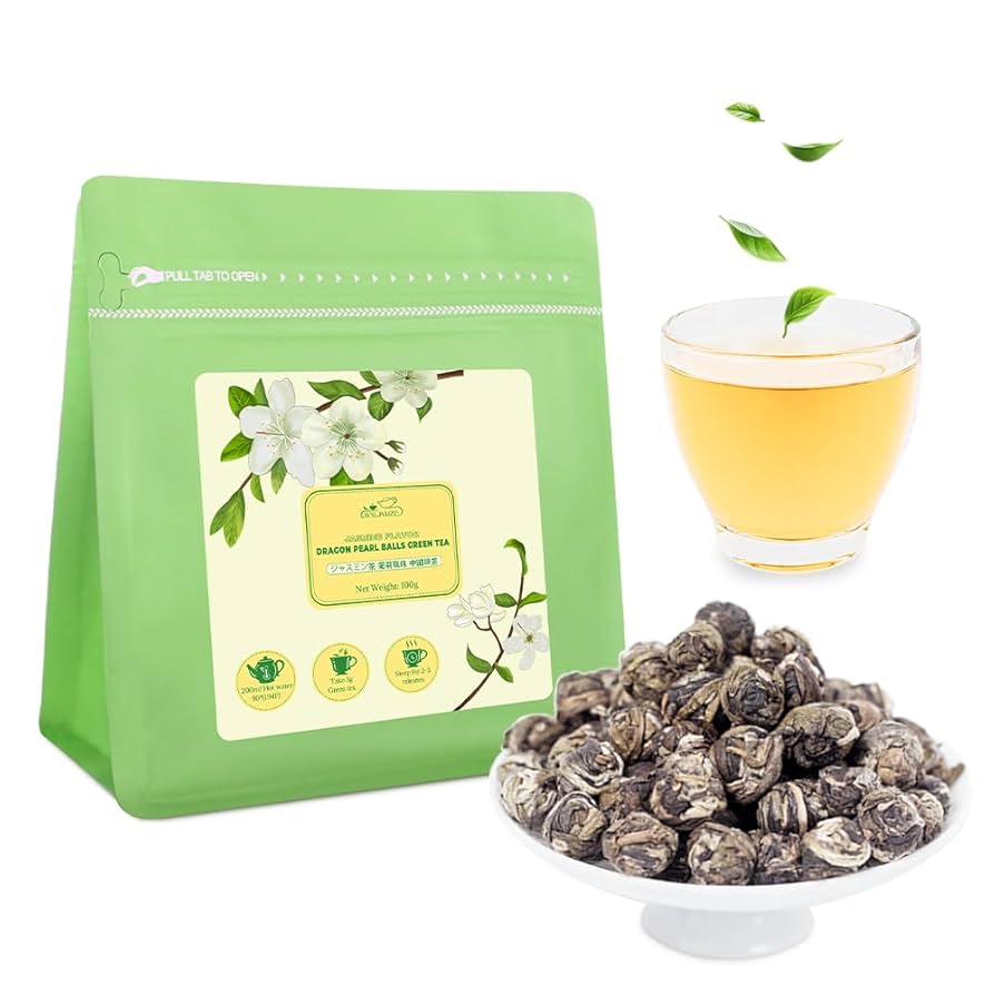 Amazon.co.jp: LWXLJMJZC-100g ジャスミン茶 中国茶 茉莉花香